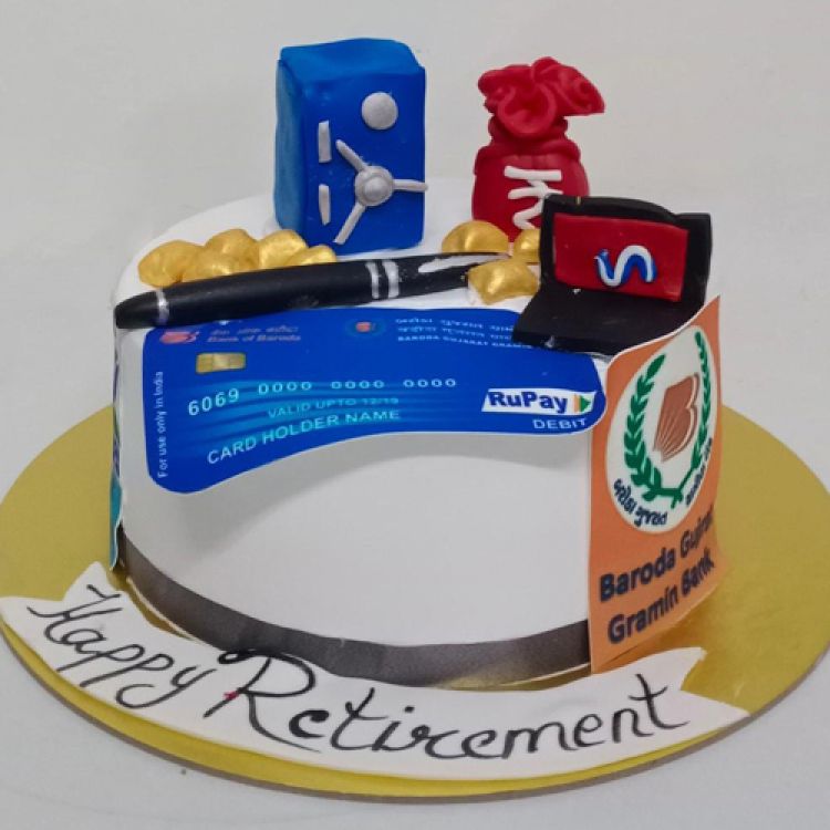 Send We will Miss You Retirement Photo Cake Online in India at Indiagift.in